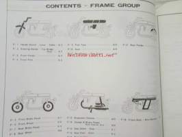 Honda CR125M2, Parts List 2 -varaosaluettelo, katso sisältö kuvista tarkemmin