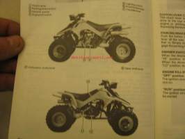 Suzuki LT250R owner´s manual käyttöohjekirja