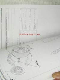 Honda CBR900RRn Fire Blade, Shop Manual -Korjaamokäsikirja, katso sisältö kuvista tarkemmin