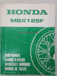 Honda MBX125F, Shop Manual -Korjaamokäsikirja, katso sisältö kuvista tarkemmin