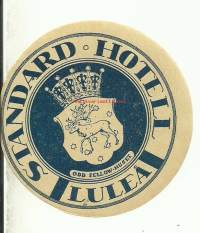 Standard Hotel  Luleå - hotellimerkki , matkalaukkumerkki