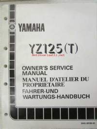 Yamaha YZ125 (T) owner´s service manual - omistajan huolto-ohjekirja