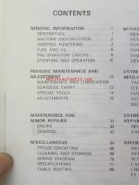 Yamaha PW80 (K) owner´s service manual - omistajan huolto-ohjekirja