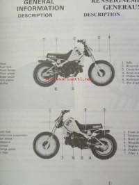 Yamaha PW80 (K) owner´s service manual - omistajan huolto-ohjekirja