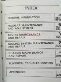 Yamaha YZ80 (T) owner´s service manual - omistajan huolto-ohjekirja