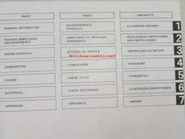 Yamaha XT125 service manual -huolto-ohjekirja