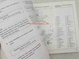 Yamaha XT125 service manual -huolto-ohjekirja