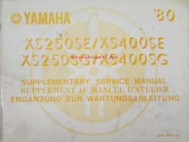 Yamaha XS250SE / XS400SE / XS250SG / XS400SG) Supplementary service manual -huolto-ohjekirja