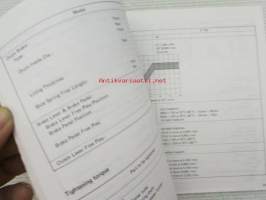 Yamaha XT125 Supplementary service manual -huolto-ohjekirja