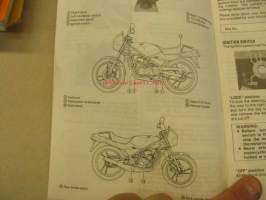 Suzuki RG50 vm. 1986 ownwr´s manual käyttöohjekirja