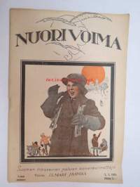 Nuori Voima - Suomen nuorison aikakauslehti 1924 vuosikerta 1924 irtonumeroina - täydellinen, katso tarkemmin kuvista mm. kaikki artikkelit / kirjoittajat /