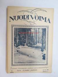 Nuori Voima - Suomen nuorison aikakauslehti 1924 vuosikerta 1924 irtonumeroina - täydellinen, katso tarkemmin kuvista mm. kaikki artikkelit / kirjoittajat /