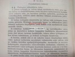 Helsingin kaupungin köyhäinhoidon sekä siihen kuuluvien virastojen ja laitosta ohje- ja johtosäännöt 1934