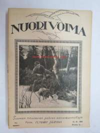 Nuori Voima - Suomen nuorison aikakauslehti 1924 vuosikerta 1924 irtonumeroina - täydellinen, katso tarkemmin kuvista mm. kaikki artikkelit / kirjoittajat /