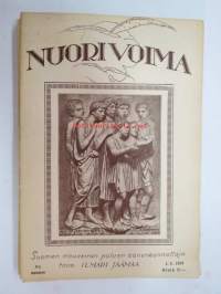 Nuori Voima - Suomen nuorison aikakauslehti 1924 vuosikerta 1924 irtonumeroina - täydellinen, katso tarkemmin kuvista mm. kaikki artikkelit / kirjoittajat /