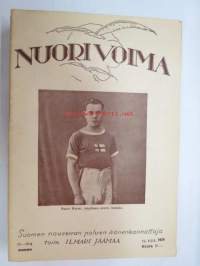 Nuori Voima - Suomen nuorison aikakauslehti 1924 vuosikerta 1924 irtonumeroina - täydellinen, katso tarkemmin kuvista mm. kaikki artikkelit / kirjoittajat /