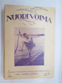 Nuori Voima - Suomen nuorison aikakauslehti 1924 vuosikerta 1924 irtonumeroina - täydellinen, katso tarkemmin kuvista mm. kaikki artikkelit / kirjoittajat /