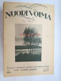 Nuori Voima - Suomen nuorison aikakauslehti 1924 vuosikerta 1924 irtonumeroina - täydellinen, katso tarkemmin kuvista mm. kaikki artikkelit / kirjoittajat /