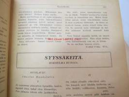 Nuori Voima - Suomen nuorison aikakauslehti 1924 vuosikerta 1924 irtonumeroina - täydellinen, katso tarkemmin kuvista mm. kaikki artikkelit / kirjoittajat /