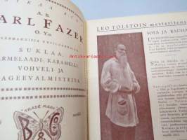 Nuori Voima - Suomen nuorison aikakauslehti 1924 vuosikerta 1924 irtonumeroina - täydellinen, katso tarkemmin kuvista mm. kaikki artikkelit / kirjoittajat /