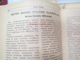 Nuori Voima - Suomen nuorison aikakauslehti 1924 vuosikerta 1924 irtonumeroina - täydellinen, katso tarkemmin kuvista mm. kaikki artikkelit / kirjoittajat /