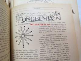 Nuori Voima - Suomen nuorison aikakauslehti 1924 vuosikerta 1924 irtonumeroina - täydellinen, katso tarkemmin kuvista mm. kaikki artikkelit / kirjoittajat /