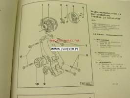 Volkswagen Caddy&gt;, Polo Classic 1996&gt; Korjausohjeiden vihko; sähkölaitteet -korjaamokirjasarjan osa