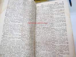 Noveau Dictionnaire allemand-francois- par Chretien Frederic Schwan Tome I-II, J.G. Cotta 1807 -sanakirja