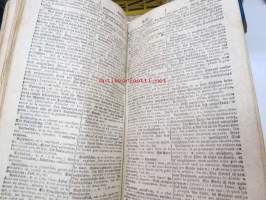 Noveau Dictionnaire allemand-francois- par Chretien Frederic Schwan Tome I-II, J.G. Cotta 1807 -sanakirja