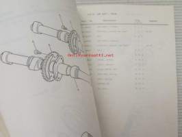 Suzuki GS1000C / GS1000HC / GS1000EC, Parts Catalogue -varaosaluettelo