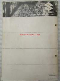 Suzuki GS1000C / GS1000HC / GS1000EC, Parts Catalogue -varaosaluettelo