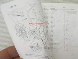 Suzuki GSX1100 (GV72A / GV72B / GV72C / GV72D) - GSX1100J, GSX1100FJ, GHSX1100FK, GSX1100FL, Parts Catalogue -varaosaluettelo