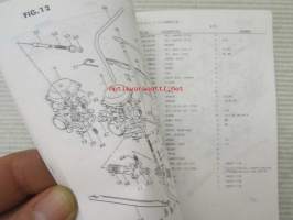 Suzuki GSX1100 (GV72A / GV72B / GV72C / GV72D) - GSX1100J, GSX1100FJ, GHSX1100FK, Parts Catalogue -varaosaluettelo