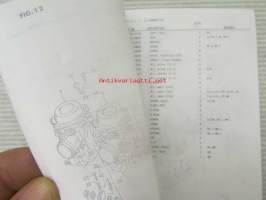 Suzuki GSX750F (GR78A) GSX750FK, GSX750FL, Parts Catalogue -varaosaluettelo