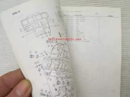 Suzuki GSX750ESD, GSX750ESE, GSX750EFE, GSX750EE, Parts Catalogue -varaosaluettelo