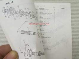 Suzuki GSX750FK (GR78A) Parts Catalogue -varaosaluettelo