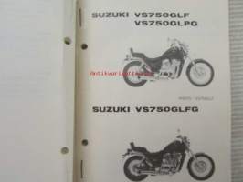 Suzuki VS750 (VR51A / VR51B) VS750GLF, VS750GLFG, VS750GLPG Parts Catalogue -varaosaluettelo