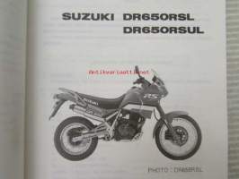 Suzuki DR650RS (SP21A / SP42B) DR650RSL, DR650RSUL Parts Catalogue -varaosaluettelo