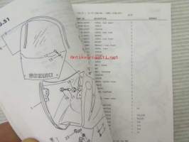 Suzuki DR650RS (SP21A / SP42B) DR650RSL, DR650RSUL Parts Catalogue -varaosaluettelo