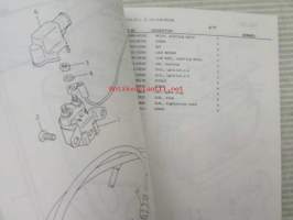 Suzuki GSX600F (GN72A / GN72FJ) GSX600FJ, GSX600FUJ, GSX600FU2J Parts Catalogue -varaosaluettelo