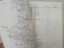 Suzuki GSX600F (GN72A / GN72FJ) GSX600FJ, GSX600FUJ, GSX600FU2J Parts Catalogue -varaosaluettelo