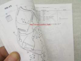 Suzuki GSX600F (GN72A / GN72FJ) GSX600FJ, GSX600FUJ, GSX600FU2J, GSX600FK, GSX600FUK, GSX600FU2K Parts Catalogue -varaosaluettelo