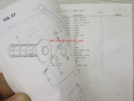 Suzuki RM250 (RJ15A) RM250K, RM250L Parts Catalogue -varaosaluettelo