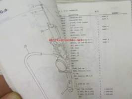 Suzuki RM250 (RJ15A) RM250K, RM250L Parts Catalogue -varaosaluettelo