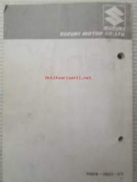Suzuki RM250 (RJ15A) RM250K, RM250L Parts Catalogue -varaosaluettelo