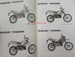 Suzuki TS125R (SF15A) TS125RK, TS125RL Parts Catalogue -varaosaluettelo