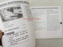 Yamaha Drag Star XV650 / XVS650A owner´s manual -käyttöohjekirja