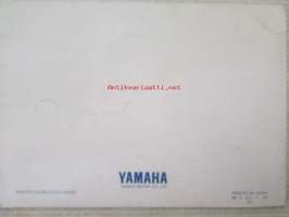 Yamaha Drag Star XV650 / XVS650A owner´s manual -käyttöohjekirja