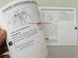 Yamaha SR 125 owner´s manual -käyttöohjekirja
