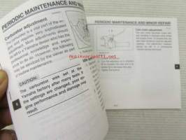 Yamaha SR 125 owner´s manual -käyttöohjekirja